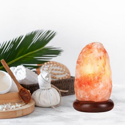 Candeeiro de Sal SALLY 1xE14/25W/230V Amieiro 2,4 kg