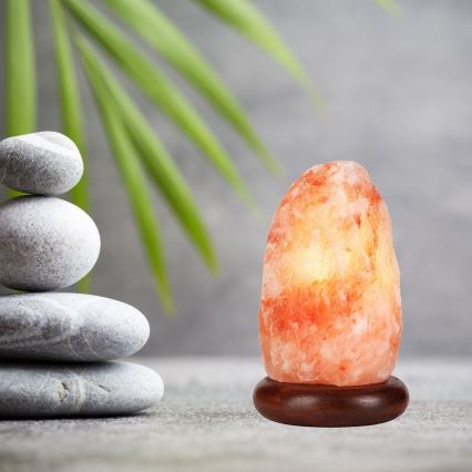 Candeeiro de Sal SALLY 1xE14/25W/230V Amieiro 2,4 kg