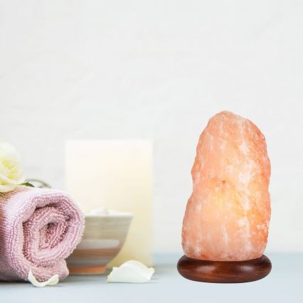 Candeeiro de sal SALLY 1xE14/25W/230V Amieiro 3,4 kg