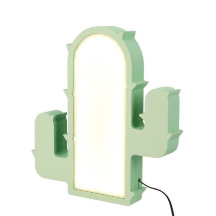 Candeeiro de secretária infantil CACTUS LED/10W/230V, verde