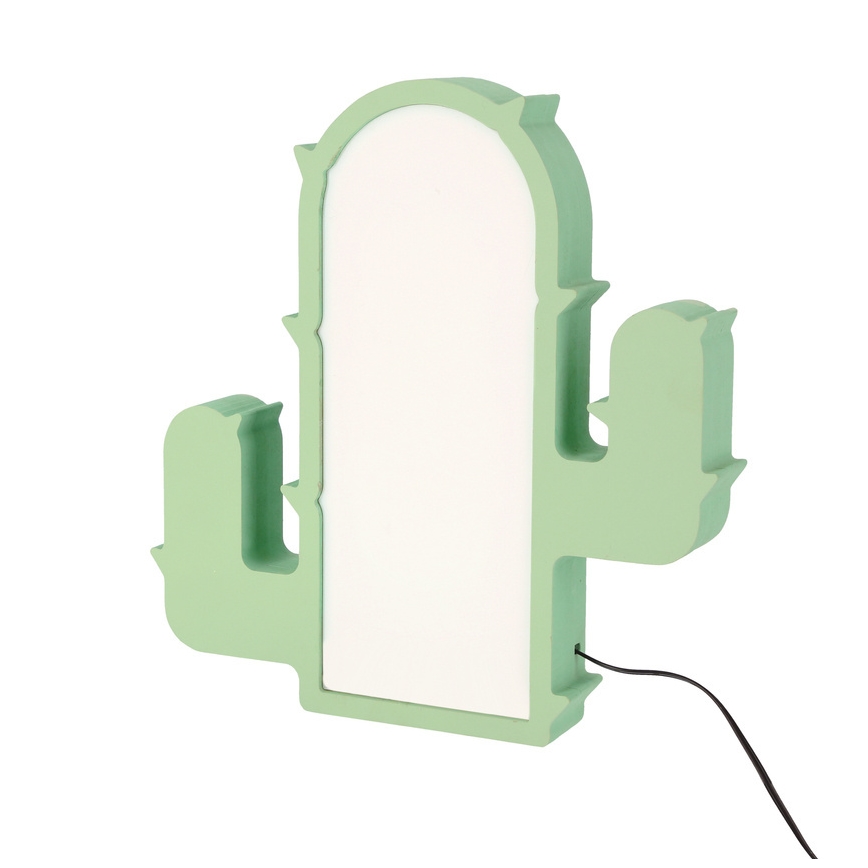 Candeeiro de secretária infantil CACTUS LED/10W/230V, verde