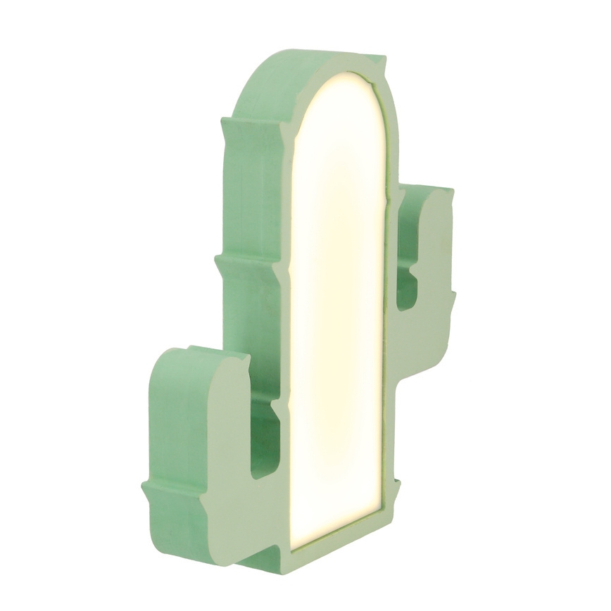 Candeeiro de secretária infantil CACTUS LED/10W/230V, verde
