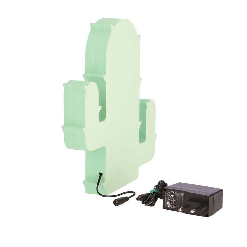 Candeeiro de secretária infantil CACTUS LED/10W/230V, verde