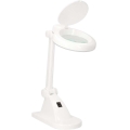 Candeeiro de Secretária LED com Lupa LED/6W/230V Branco