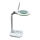 Candeeiro de secretária LED dimerizável com lupa LED/7W/230V 6500K branco