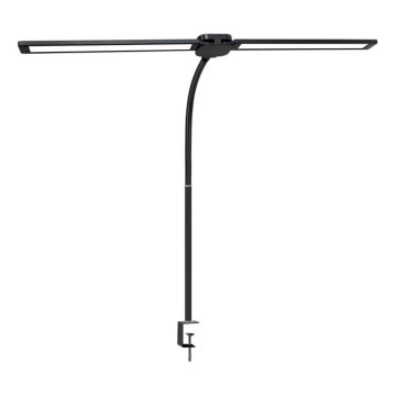 Candeeiro de secretária LED regulável USB TENUIX DUO LED/14W/5V 3000-6000K preto