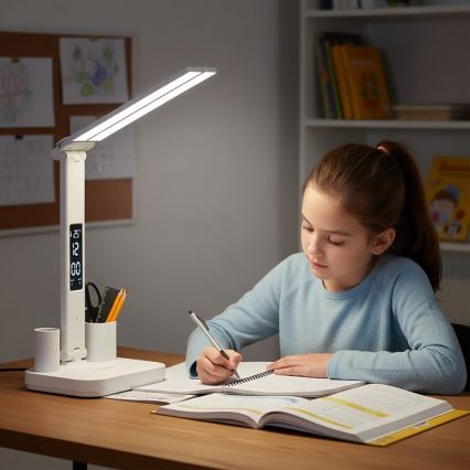 Lâmpada de Mesa Recarregável LED Dimerizável NOBLITE P LED/5W/5V 3000/4000/6000K 2200 mAh branca