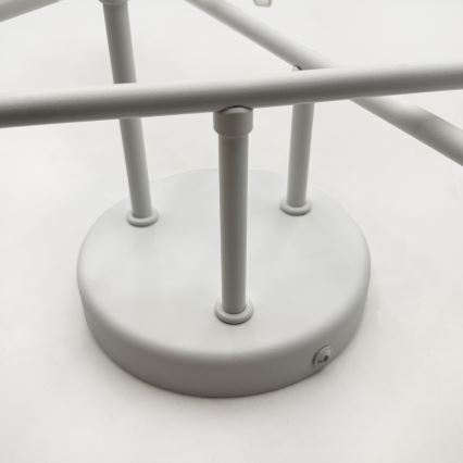 Candeeiro de tecto aplicado MALENA 6xE14/5W/230V branco