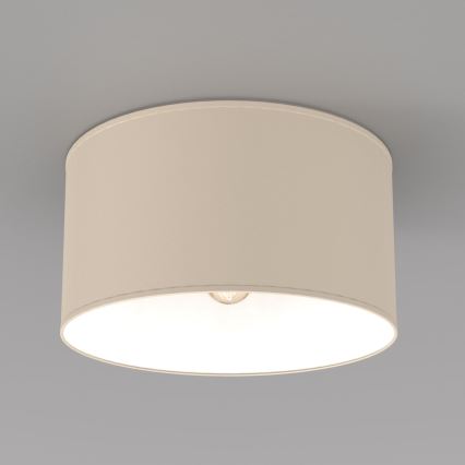 Candeeiro de tecto ARDEN 1xE27/15W/230V, diâmetro 40 cm, bege