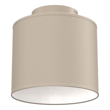 Candeeiro de tecto ARDEN 1xE27/15W/230V Ø 18 cm bege