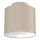 Candeeiro de tecto ARDEN 1xE27/15W/230V Ø 18 cm bege