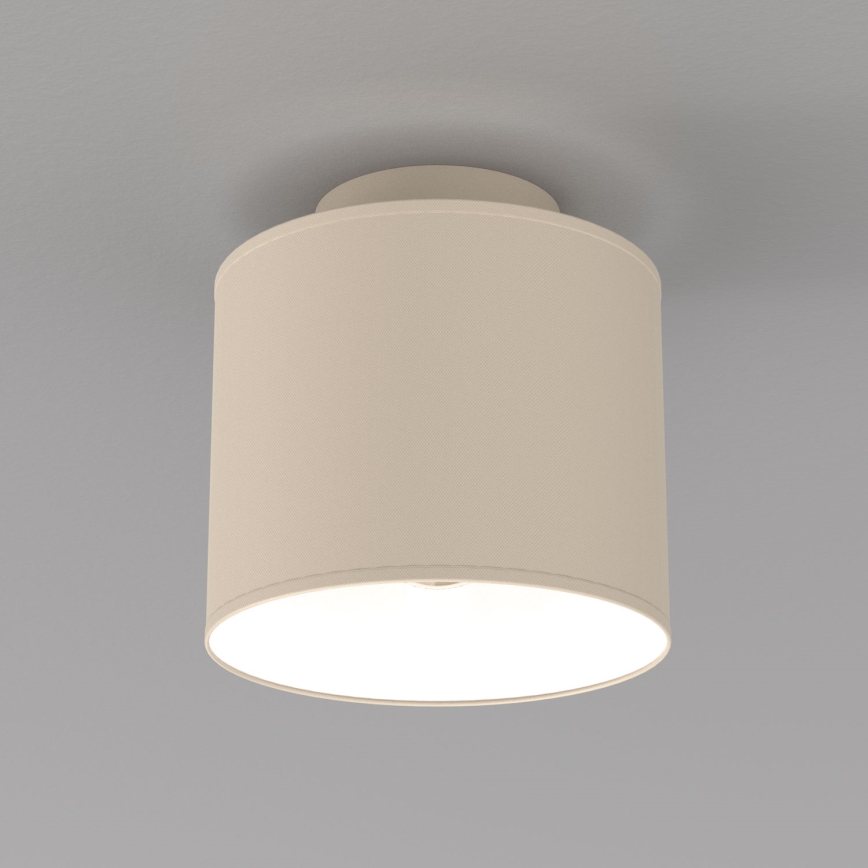 Candeeiro de tecto ARDEN 1xE27/15W/230V Ø 18 cm bege