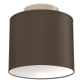 Candeeiro de tecto ARDEN 1xE27/15W/230V Ø 18 cm preto