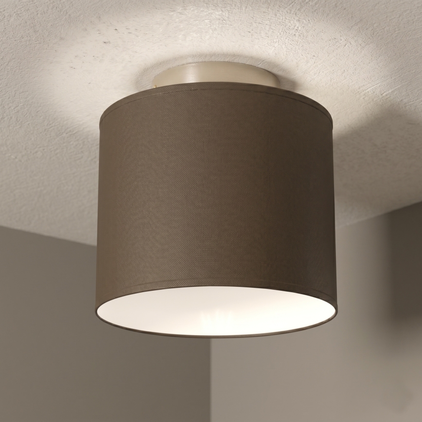 Candeeiro de tecto ARDEN 1xE27/15W/230V Ø 18 cm preto