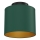 Candeeiro de tecto ARDEN 1xE27/15W/230V Ø 18 cm verde