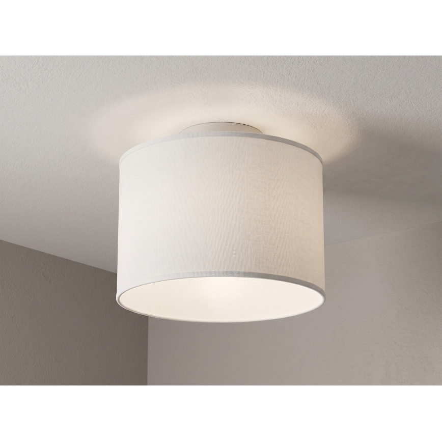 Candeeiro de tecto ARDEN 1xE27/15W/230V Ø 25 cm branco