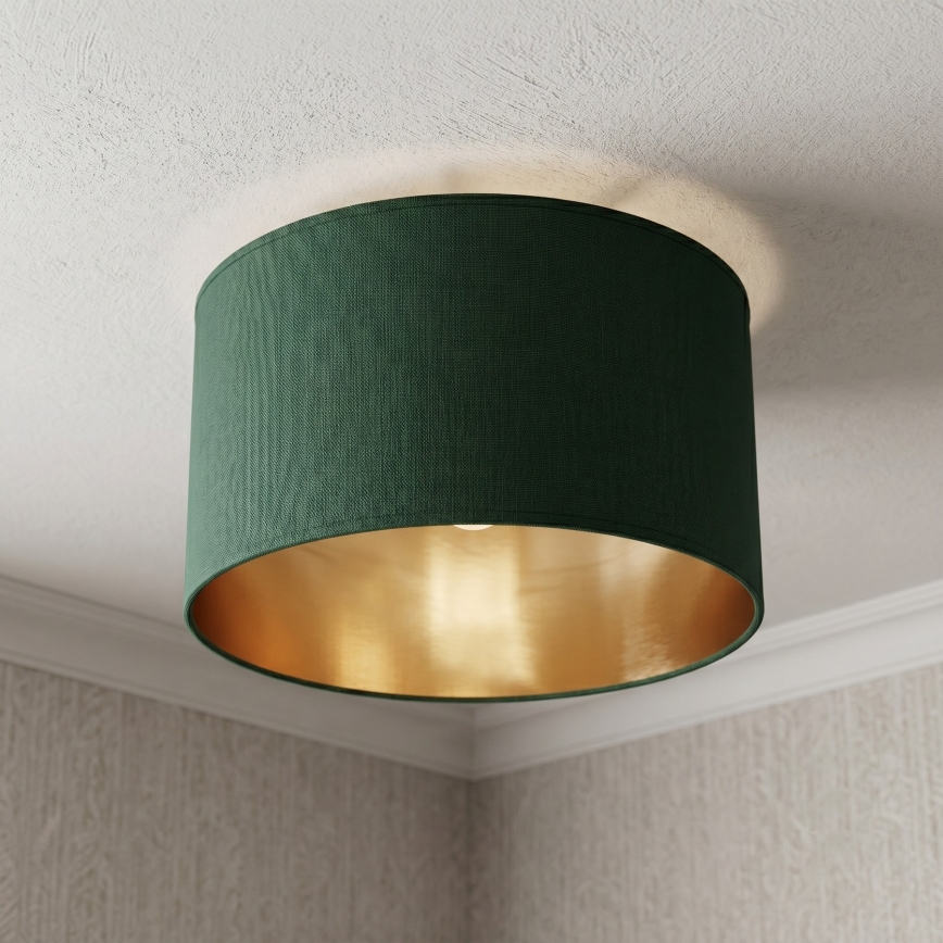 Candeeiro de tecto ARDEN 1xE27/15W/230V Ø 40 cm verde