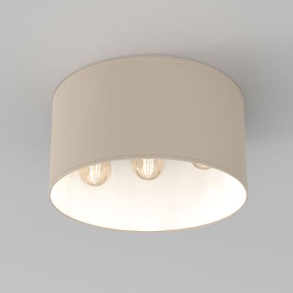 Candeeiro de tecto ARDEN 3xE27/15W/230V Ø 40 cm bege