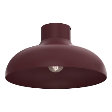Candeeiro de tecto BASCA 1xE27/15W/230V diâmetro 40 cm bordô