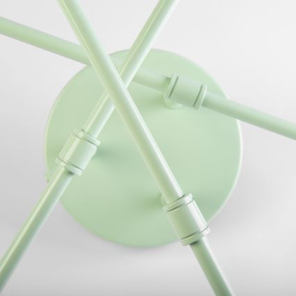 Candeeiro de tecto CAMBRIDGE 6xE27/15W/230V verde
