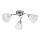 Candeeiro de tecto CLARA 3xE27/15W/230V, acabamento cromado brilhante