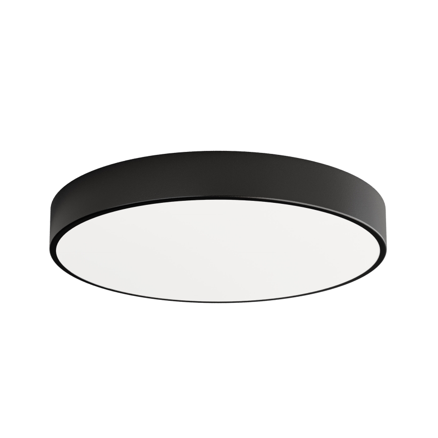 Candeeiro de teto com sensor de movimento e sensor crepuscular CLEO 5xE27/24W/230V diâmetro 60 cm preto