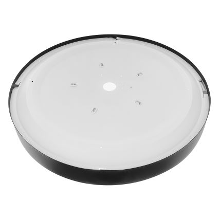 Candeeiro de teto com sensor de movimento e sensor crepuscular CLEO 5xE27/24W/230V diâmetro 60 cm preto