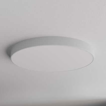 Candeeiro de teto CLEO com sensor de movimento e crepúsculo, 6xE27/24W/230V, diâmetro 80 cm, cinzento