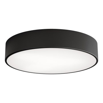Candeeiro de tecto com sensor de movimento e sensor crepuscular CLEO 3xE27/24W/230V, diâmetro 40 cm, preto