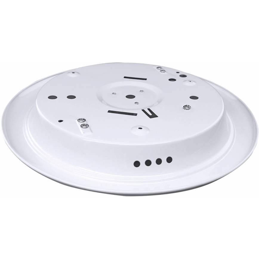 Luminária de teto MANA com sensor de movimento e crepuscular, 2xE27/40W/230V, diâmetro 30 cm, branca