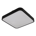 Candeeiro de tecto com sensor WILTON, 2xE27/60W/230V, 33x33 cm, preto