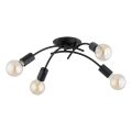 Candeeiro de tecto de sobrepor TORIZO 4xE27/15W/230V preto