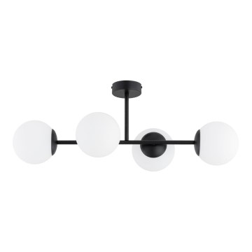 Candeeiro de tecto de superfície GLORENA 4xE14/10W/230V preto