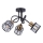 Candeeiro de tecto de superfície ZAHARA 3xE27/10W/230V preto