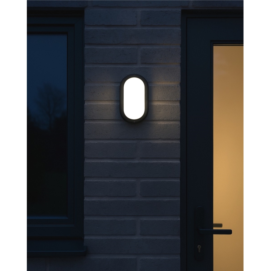 Candeeiro de tecto exterior LED/8W/230V 4200K IP64 preto