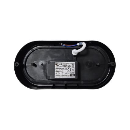 Candeeiro de tecto exterior LED/8W/230V 4200K IP64 preto