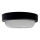 Candeeiro de tecto exterior LED/8W/230V 4200K Ø 14 cm IP64 preto