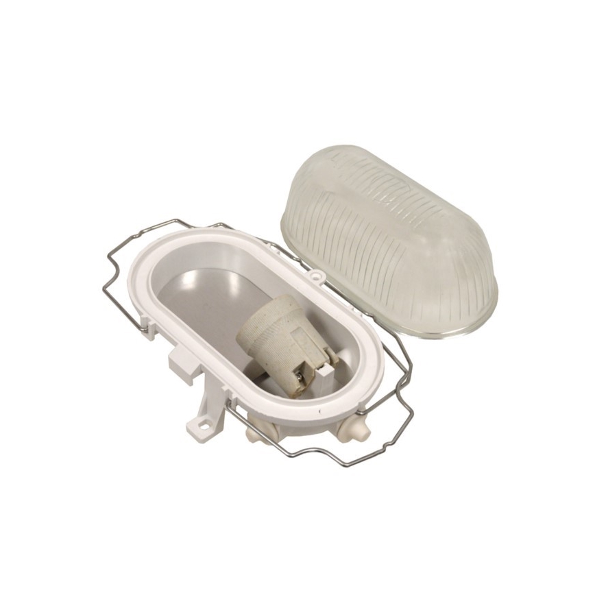 Candeeiro de tecto exterior RADUS 1xE27/60W/230V IP54 branco