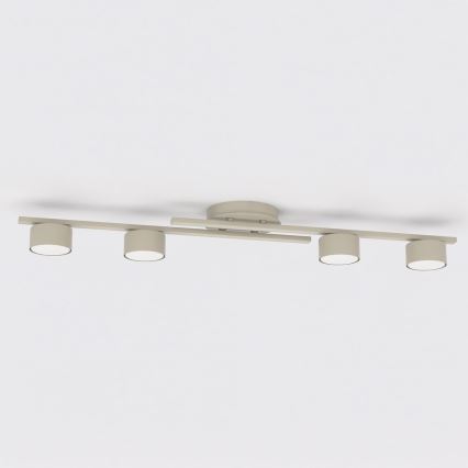 Candeeiro de tecto FRAGMENT 4xGX53/12W/230V bege