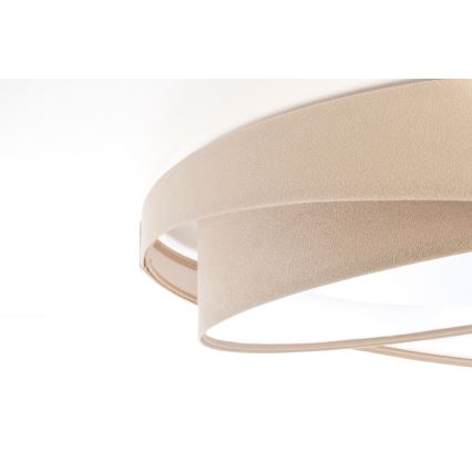 Candeeiro de tecto GALAXY MODERN LED, 24 W, 230 V, diâmetro 55 cm, bege/branco