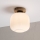 Candeeiro de tecto HARMA WOOD 1xE27/15W/230V carvalho/branco Ø 20 cm
