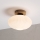 Candeeiro de tecto HARMA WOOD 1xE27/15W/230V carvalho/branco Ø 25 cm