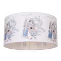 Candeeiro de tecto infantil GIRLS VIBES 1xE27/60W/230V Ø 40 cm Paris