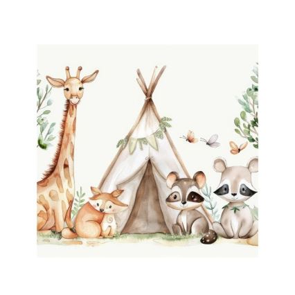 Candeeiro de tecto infantil KIDS ROOM 1xE27/60W/230V Ø 40 cm animais