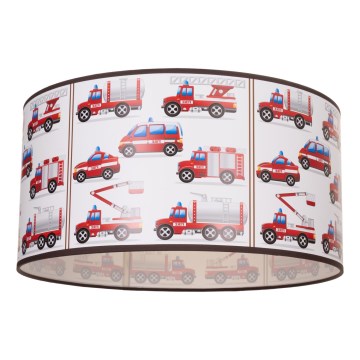 Candeeiro de tecto infantil KIDS ROOM 1xE27/60W/230V Ø 40 cm, bombeiros