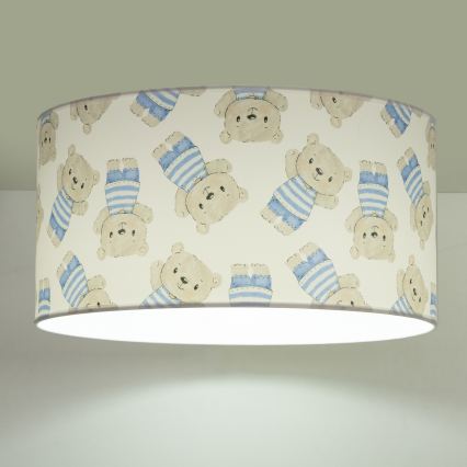 Candeeiro de tecto infantil KIDS ROOM 1xE27/60W/230V Ø 40 cm ursinho