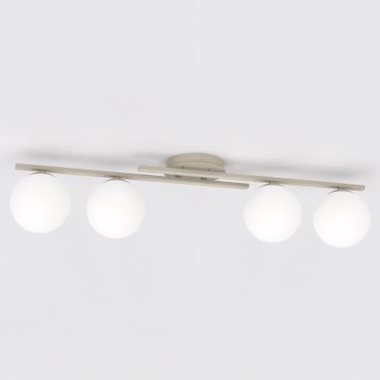 Candeeiro de tecto KAIRO 4xE14/10W/230V bege