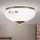 Candeeiro de tecto LANDHAUS 1xE27/60W/230V, Ø 21 cm, bronze/branco/azul