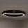 Candeeiro de tecto LED 115 W, 230 V, 3000/4000/6500 K, Ø 120 cm, preto
