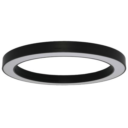 Candeeiro de tecto LED 115 W, 230 V, 3000/4000/6500 K, Ø 120 cm, preto